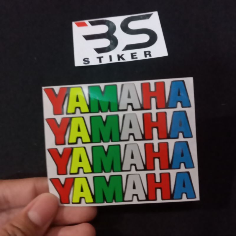 STICKER YAMAHA CUTTING STICKER CUTTING MOTOR CUTTING STICKER STICKER EMBLEM MOTOR LOGO STICKER LOGO 