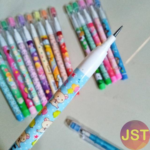 

Pensil Cabut Susun Sambung Karakter Anak Lantu Bensia Lucu Fancy