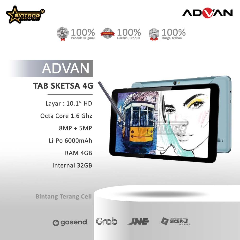 Advan Tablet Sketsa 10inch - Tab Pen Cover