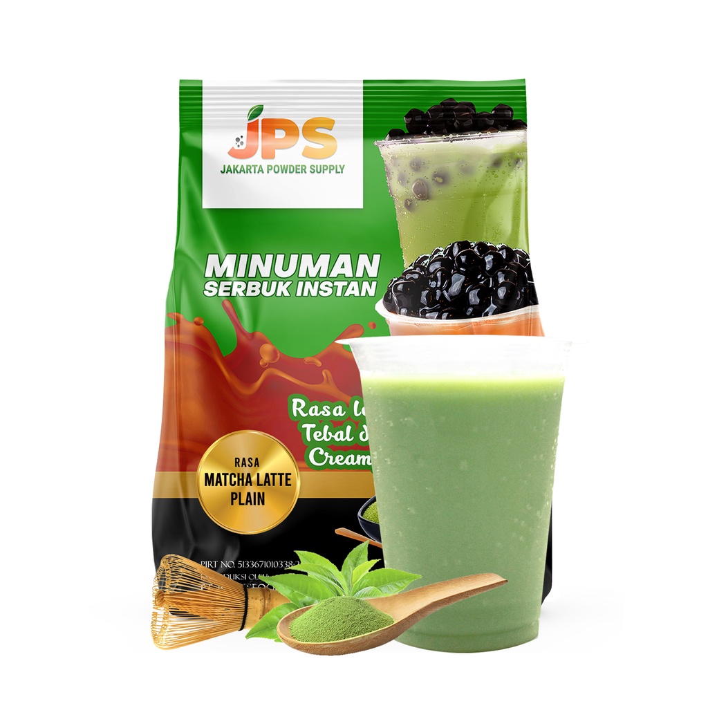 

JPS Matcha Latte Plain Serbuk Powder Bubuk Minuman 1 Kg