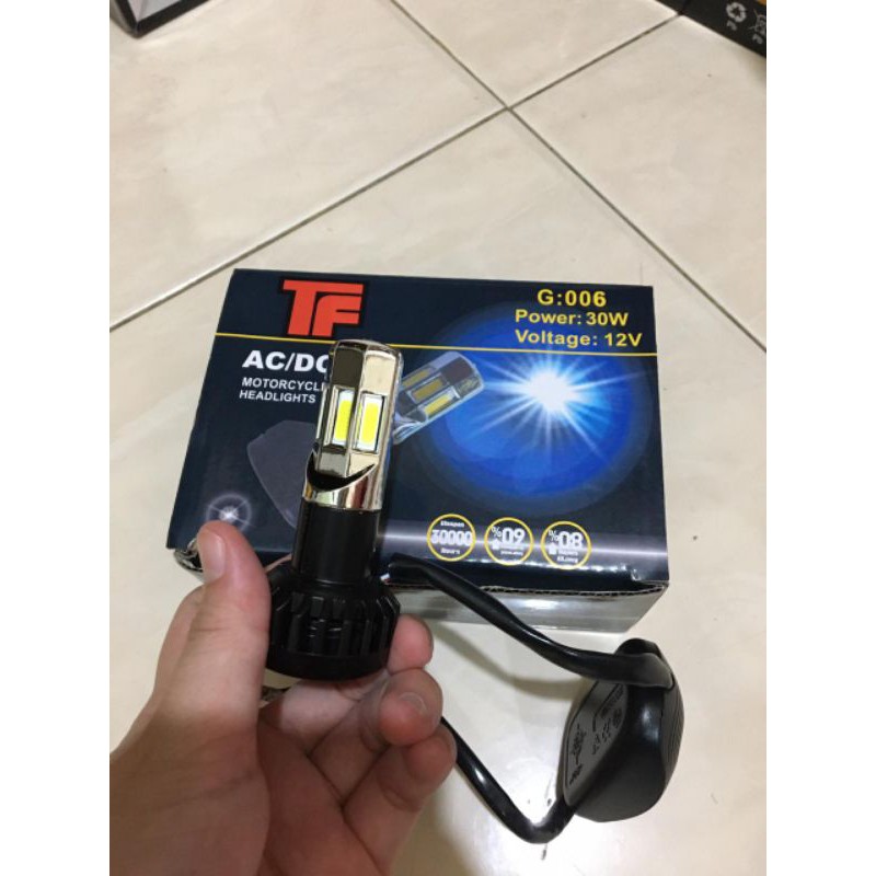 BOLA LAMPU LED KIPAS 6 MATA MOTOR VIXION SUPRA X 125 BEAT VARIO MIO NMAX PCX CBR HONDA YAMAHA REVO