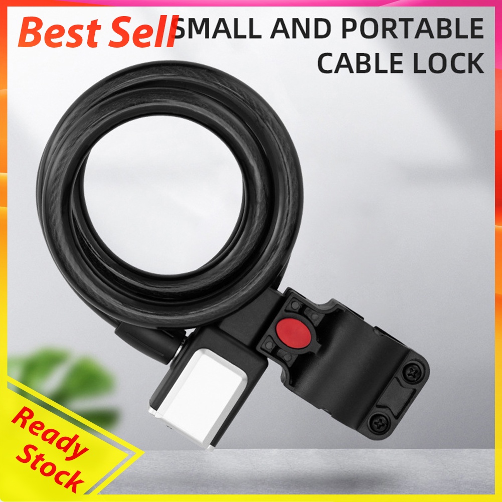 Universal Mountain Bike Cable Locks Portable Anti-Theft Security Wire Lock