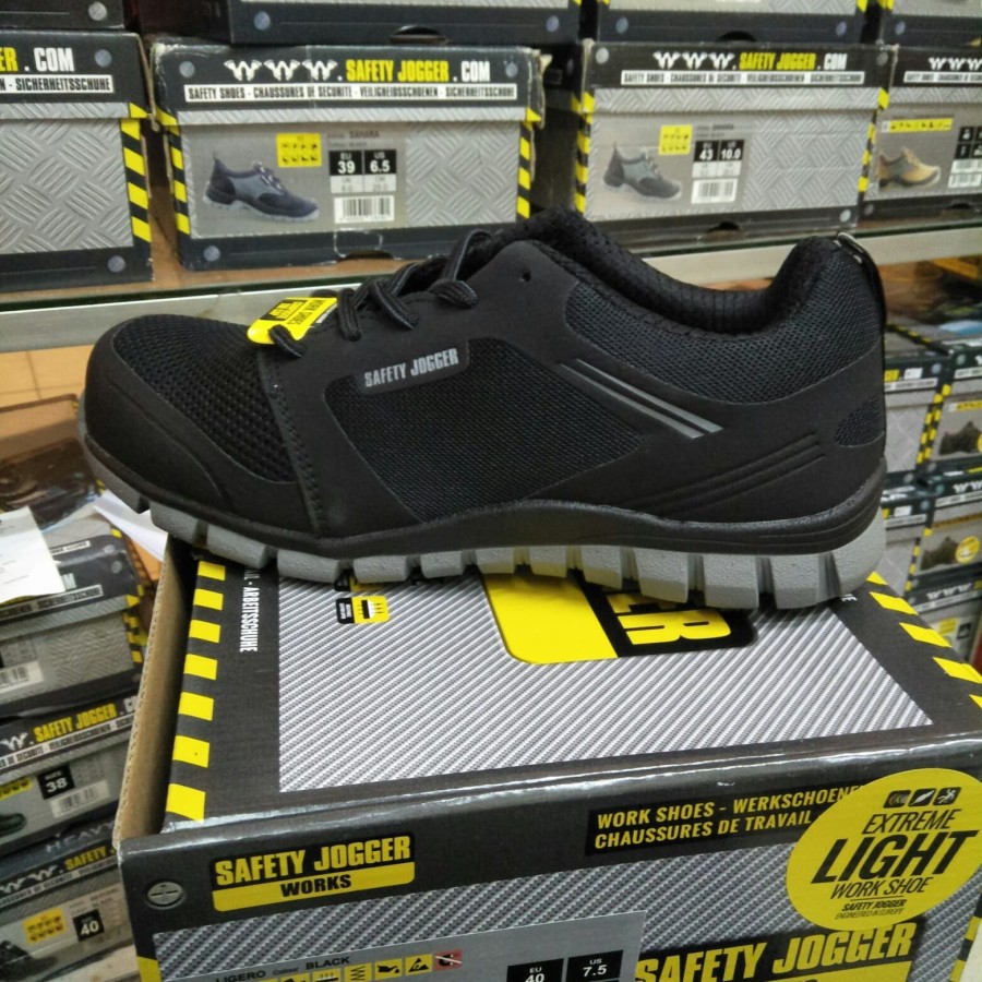 Sepatu Safety Jogger Ligero Black sepatu safety jogger Ligero Hitam Original