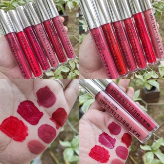 ( 6  pcs ) LIPCREAM CAIR MAYBELLINE MATTE / LIPSTIK CAIR MATTE MAYBELLINE 6020