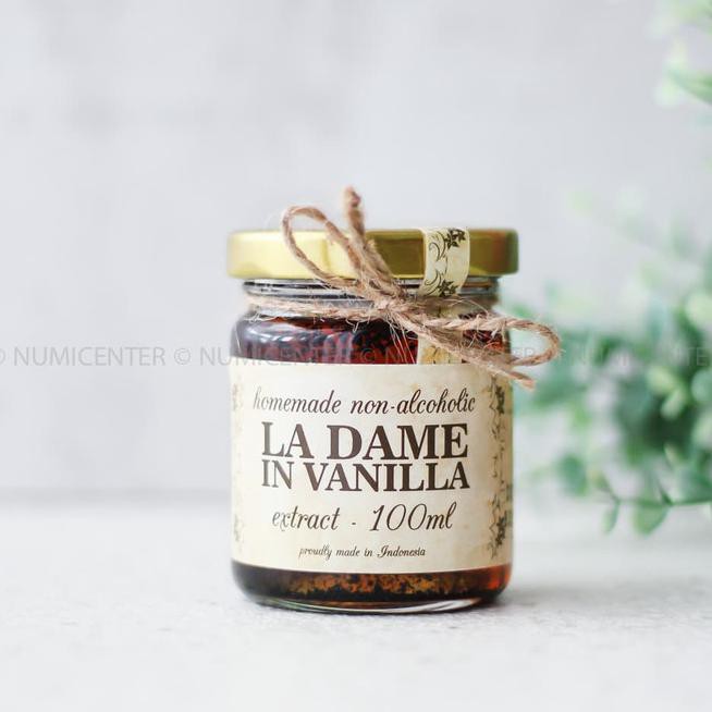 

5U0D 100Ml Vanilla Extract Non Alcohol Halal Mui - La Dame In Vanilla Bw7S