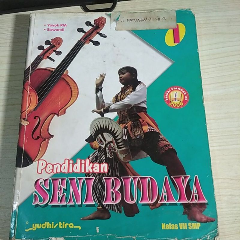 Buku Pendidikan Seni budaya kelas 7 smp