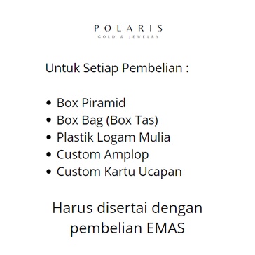 Kotak Logam Mulia Free Kartu Ucapan LM Gift Box