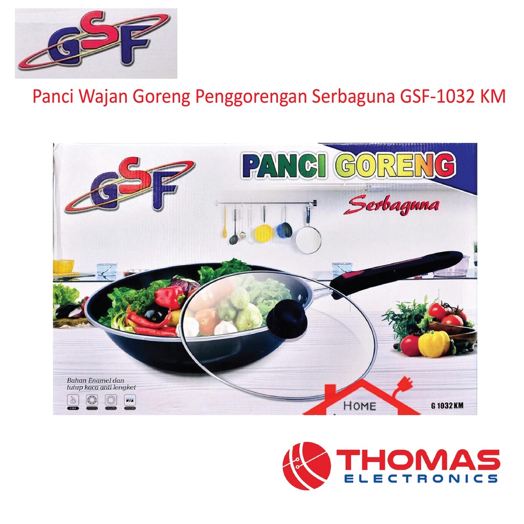 Panci Wajan Goreng Penggorengan Serbaguna GSF 1032 KM GSF G1032KM