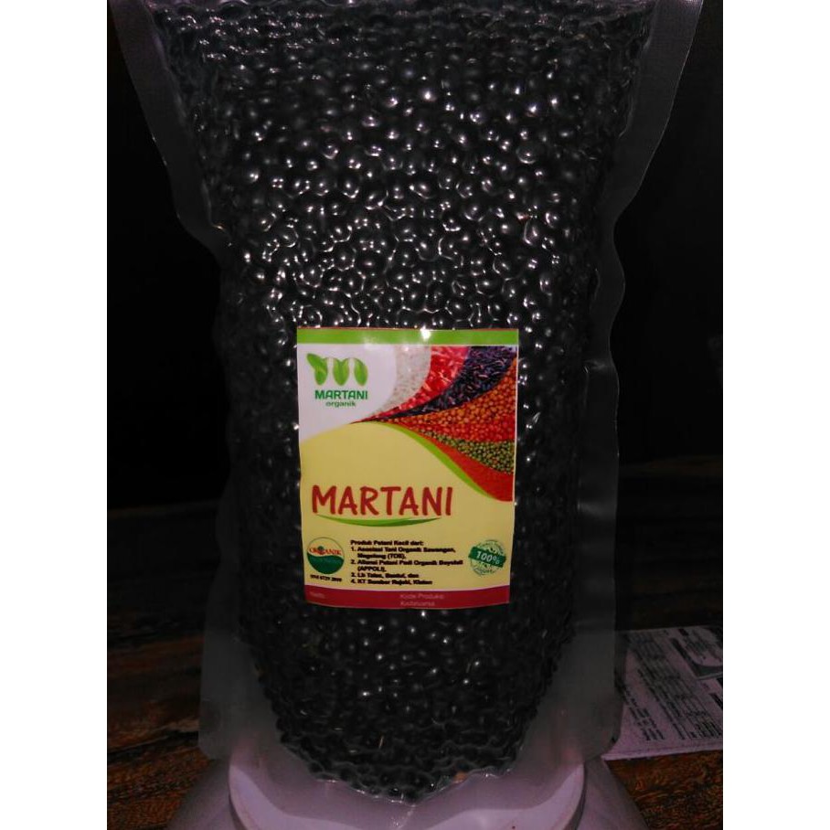 

ENAK MARTANI Kacang Kedelai Hitam Organik Vacuum Pouch 800Gr TERLEZAT