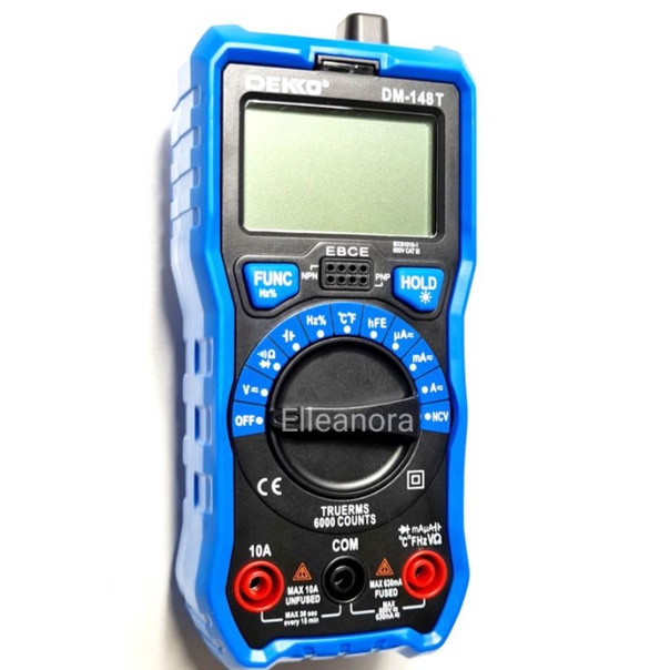 Digital Multimeter Auto Range - True RMS  Dekko DM-148T DM 148T DM148T