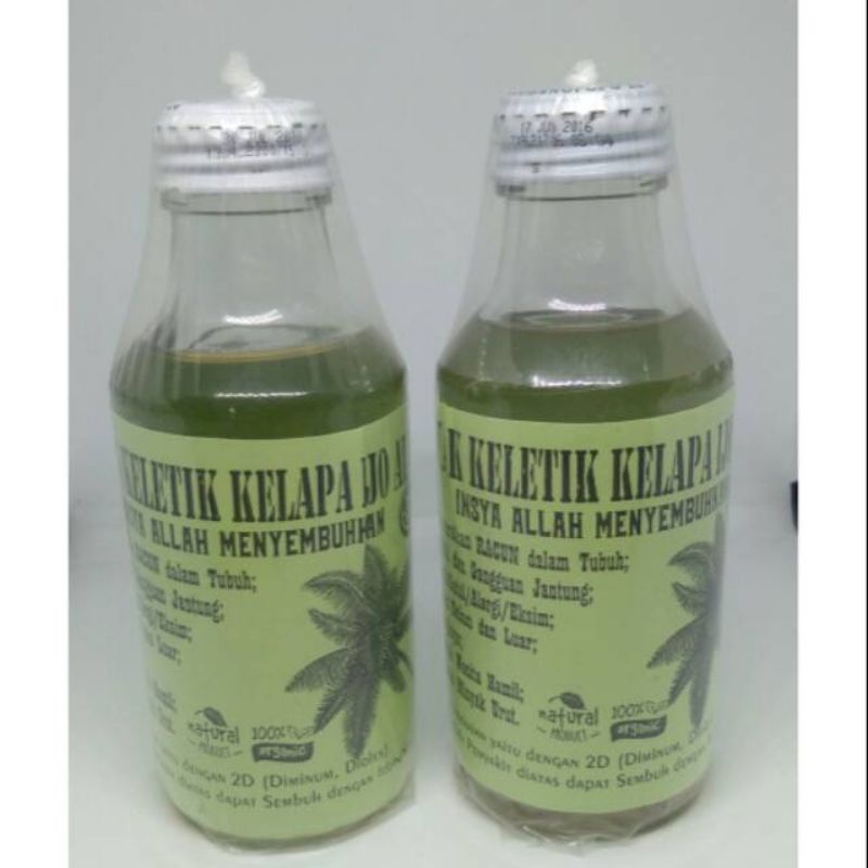 Minyak kelapa hijau murni vco untuk penyubur rambut (60,100,125,150) ml