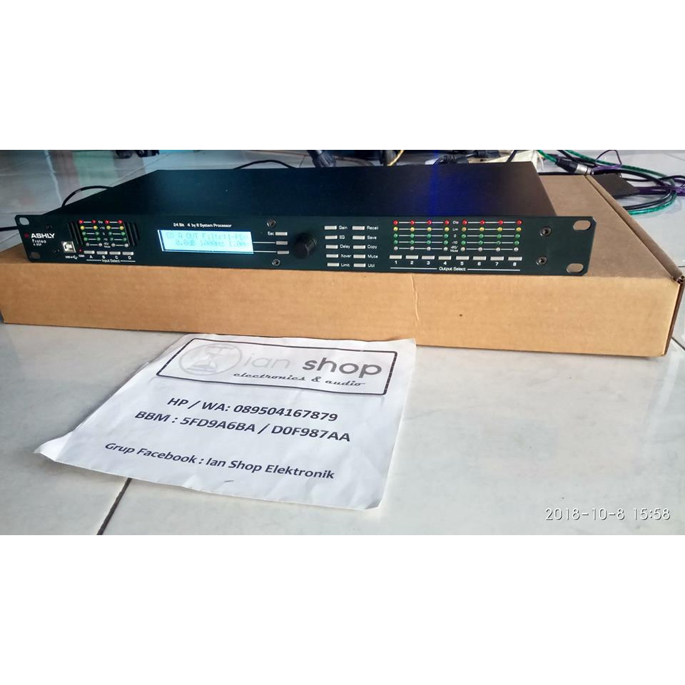 Speaker Management Ashly Protea4.8 Driverack Ashly Protea 4.8 DLMS Ashly Protea 48 4 in 8 out 4 Way