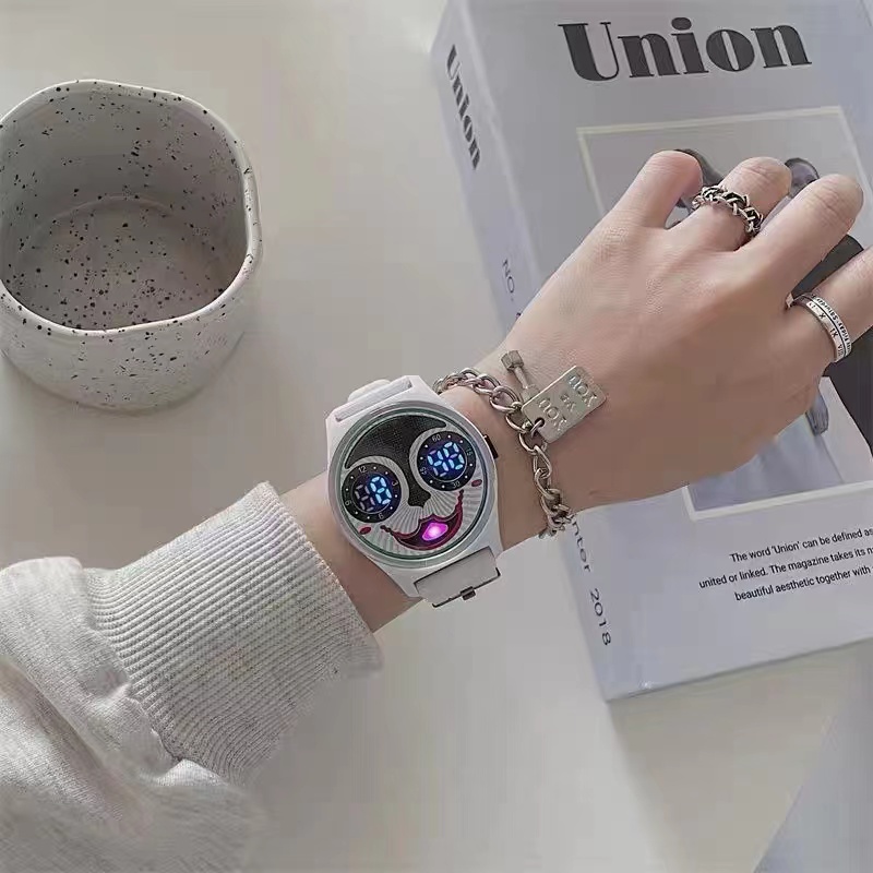 COD✅Jam Tangan Wanita Digital Rubber Vintage Murah Grosir Fashion  W237
