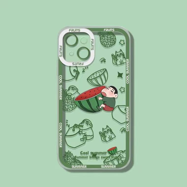 Soft Case Silikon TPU Transparan Motif Anak Laki-Laki Untuk IPhone 14 12 13 6 6S 7 8 Plus X XS XR 11 Pro Max