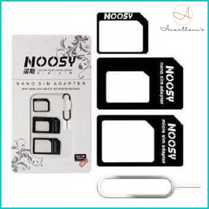 Ac - Noosy Sim Card Adapter Sambungan Kartu Sim Card Handphone Modem Besar