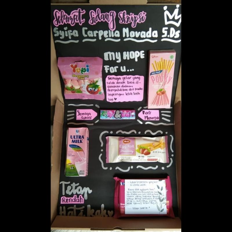 

SNACK BOX SUSUN // KADO UNIK WISUDA