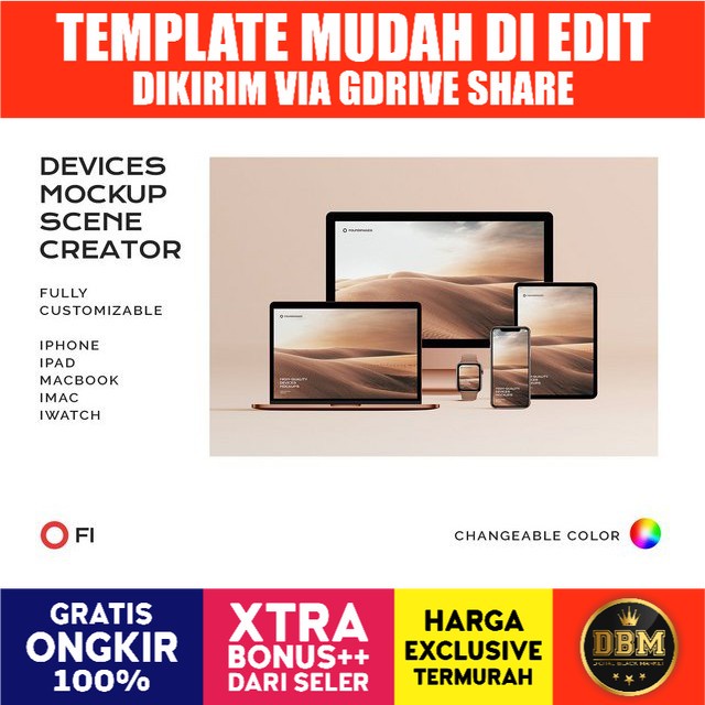 Device Scene Creator Bundle Phone - Adobe Photoshop