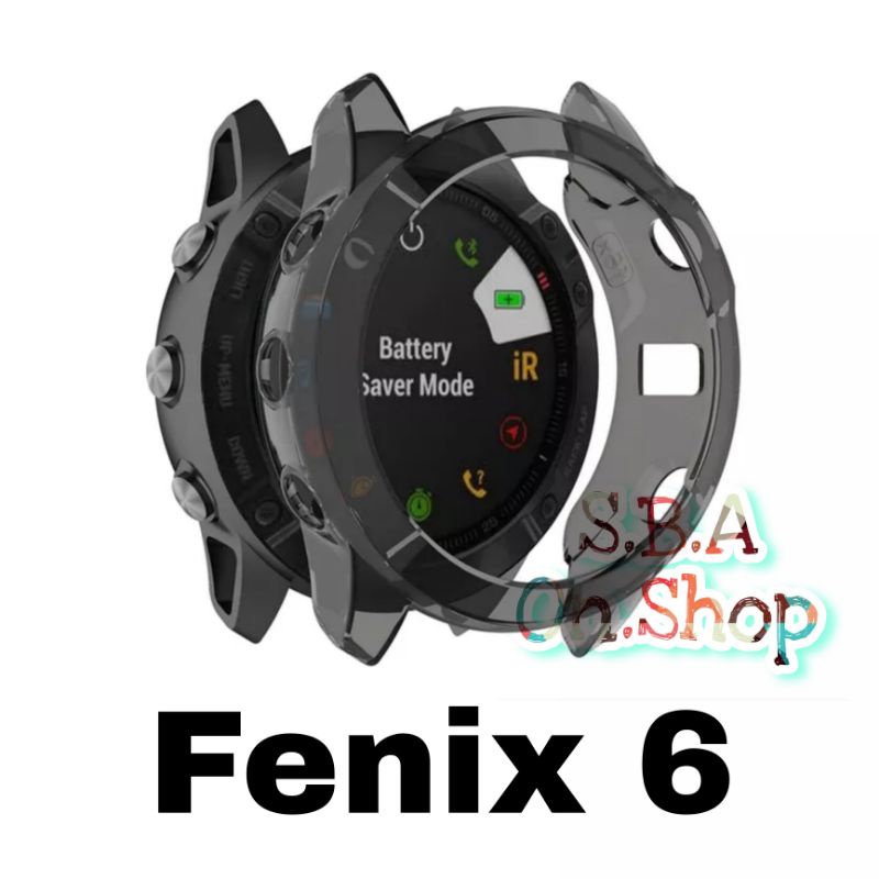 Case Cover Casing Soft Shell Garmin Fenix 6 Pro Solar Sapphire Pelindung Jam Tangan Smartwatch