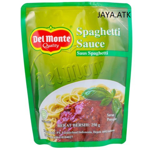 SPAGETI SAUS DEL MONTE SPAGHETTI SAUCE 250 GRAM SAUS SPAGETI INSTAN TOMAT BOLOGNESE DELMONTE