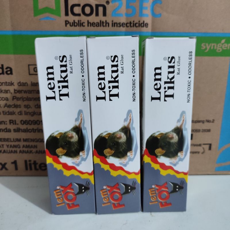 Lem Tikus Cap Gajah Lem Tikus Fox Super Lem Papan Cap Gajah Original