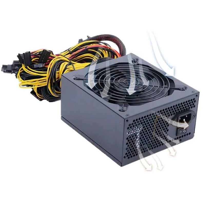 Raytech MINING EXPERT 2000 Watt 80+ 230V Power Supply Mining 2000w