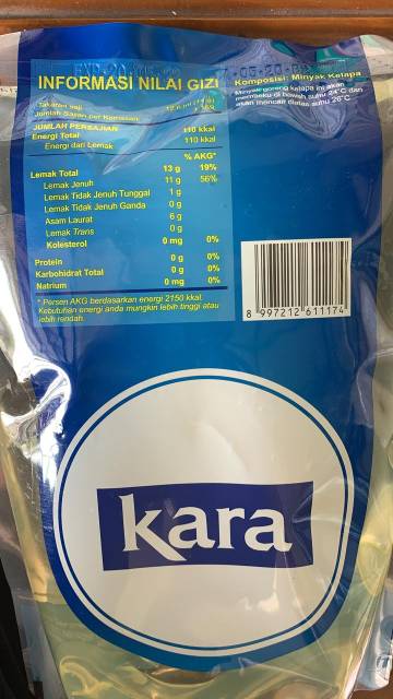 

HG Kara Minyak Goreng Kelapa (Coconut Oil) 2 Liter