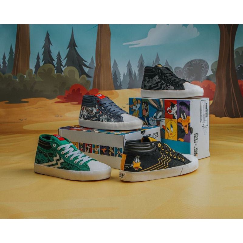 Sepatu Geoff Max x NTOP Looney Tunes Original Limited Edition 2021