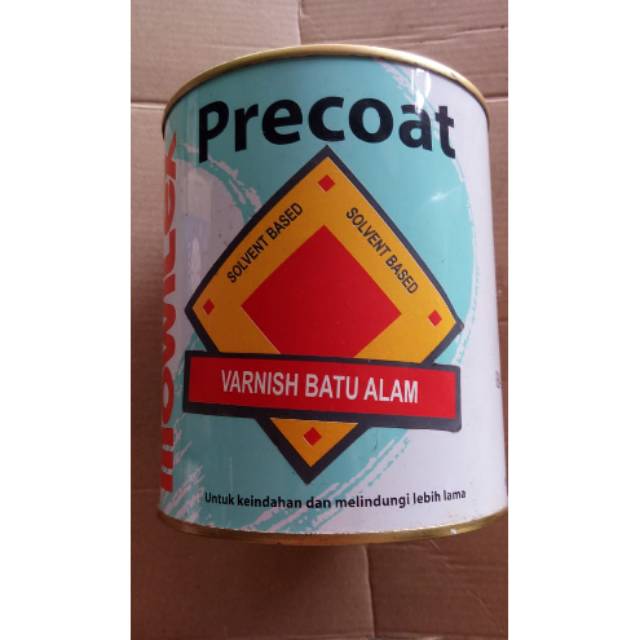 Cat batu alam Mowilex vernis batu alam