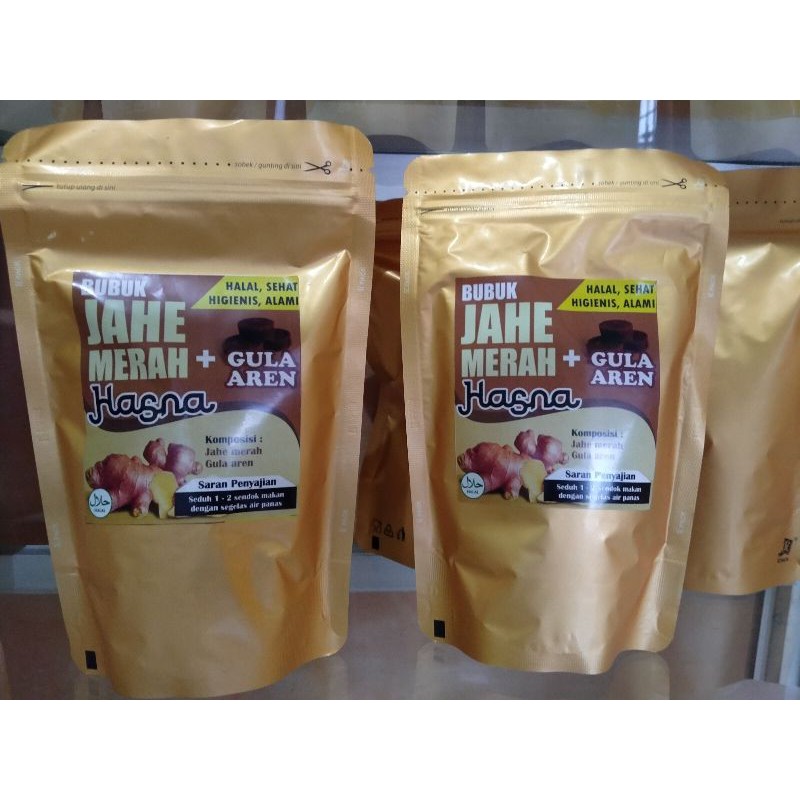 

200gr bubuk jahe merah+ gula aren