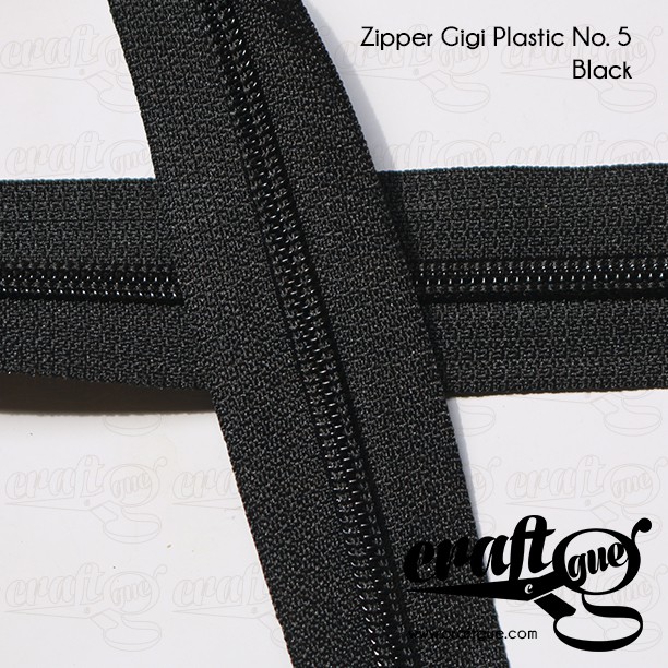 Zipper Gigi Plastic YKK No. 5 (Meteran)