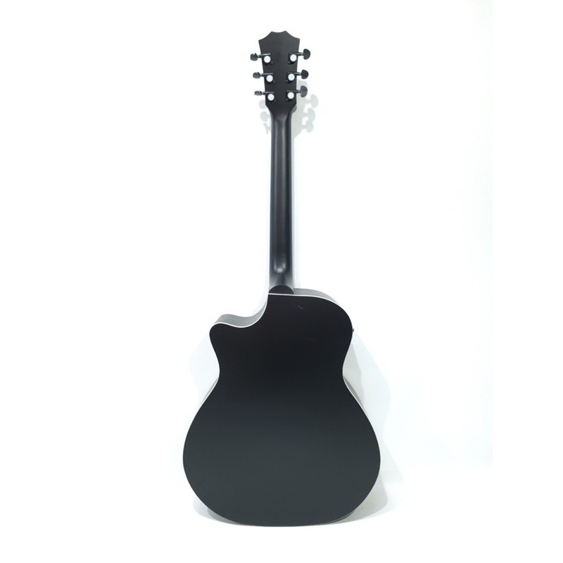 Gitar Akustik Elektrik Merk Taylor Warna Hitam Natural Equalizer Tuner Spruce String Trusrod