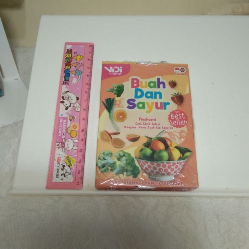 FlashCard Vidi Mari Bermain Sambil Belajar BUAH DAN SAYUR