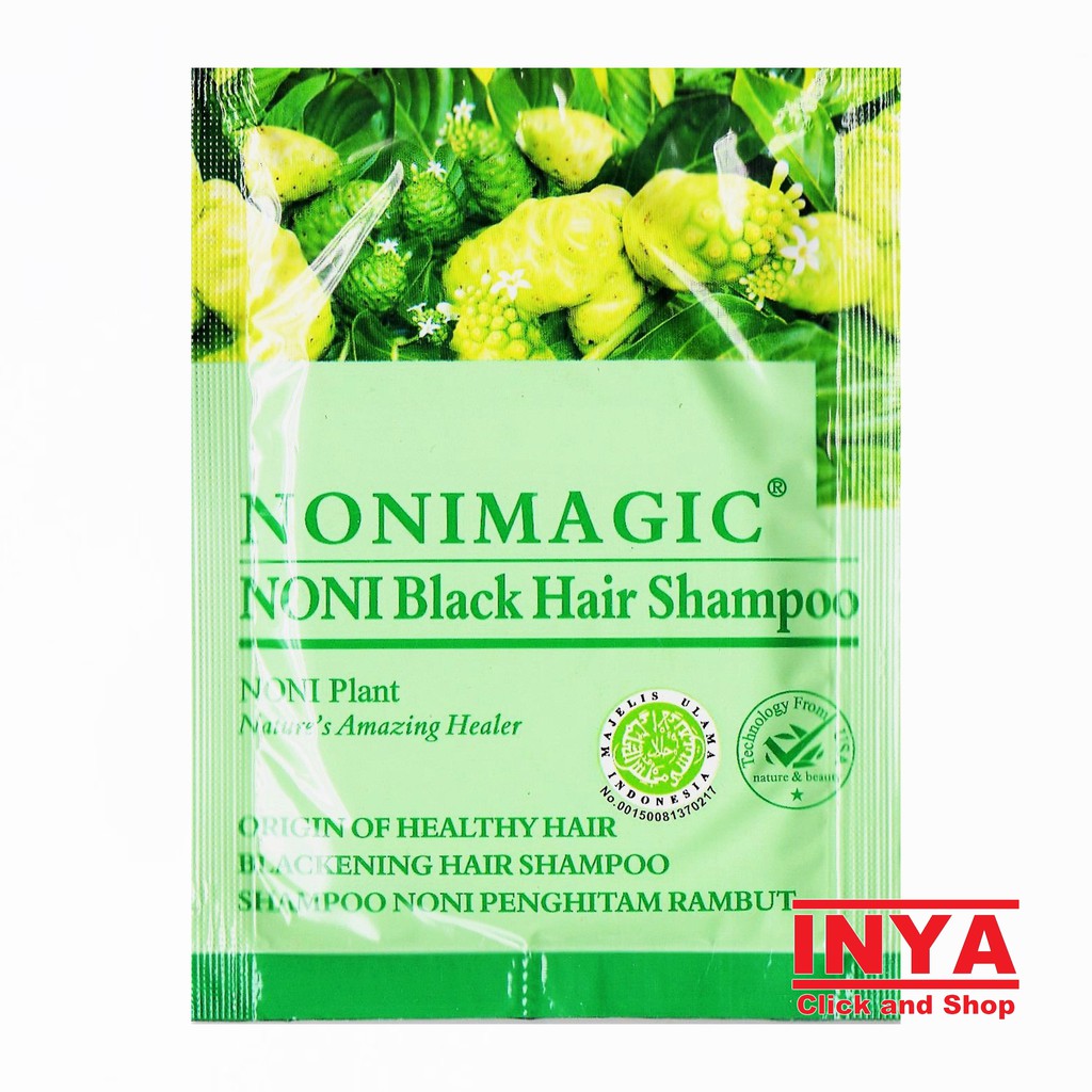 BSY NONIMAGIC - NONI BLACK HAIR SHAMPOO Sachet 20ml - Sampo