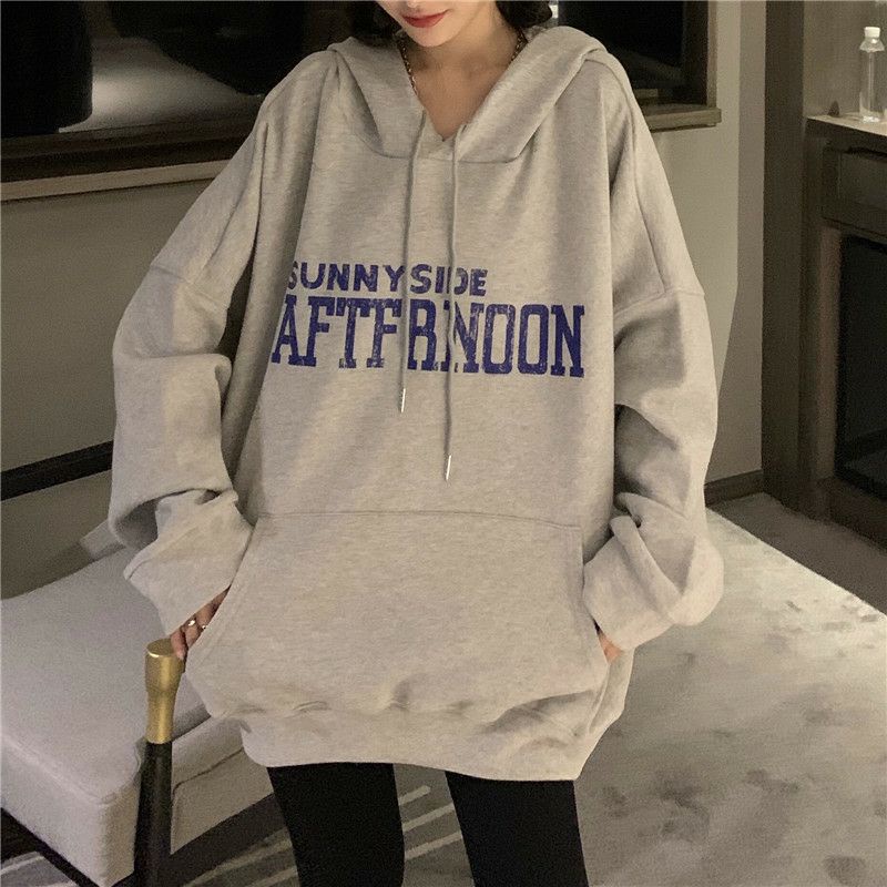 S - XXXXXL(6XL) Hoodie Jumper Korean Style SUNNYSIDE AFTERNOON BIGSIZE Jaket Cute OVERSIZE Pria Wanita Harajuku M L XL 2XL 3XL 4L