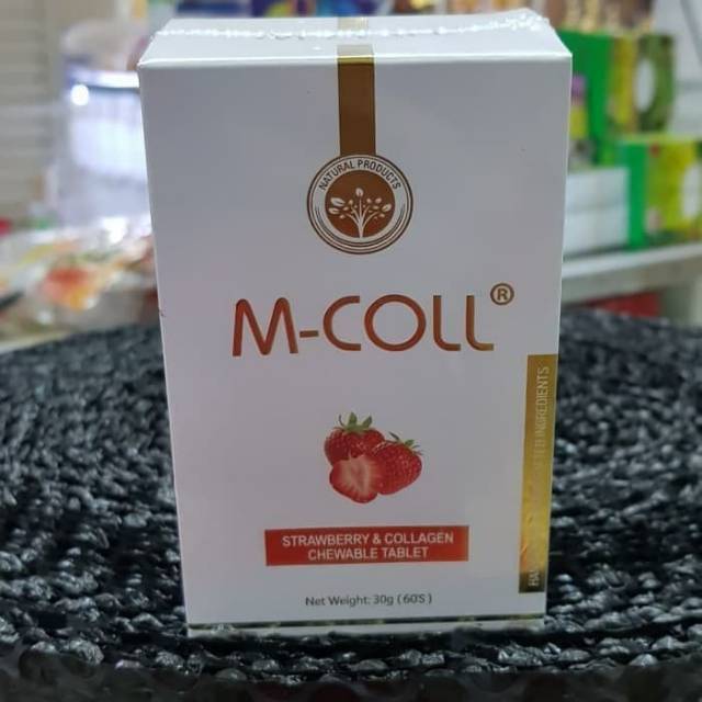 Mcoll Collagen candy di jamin 100% asli....M COLL chewable