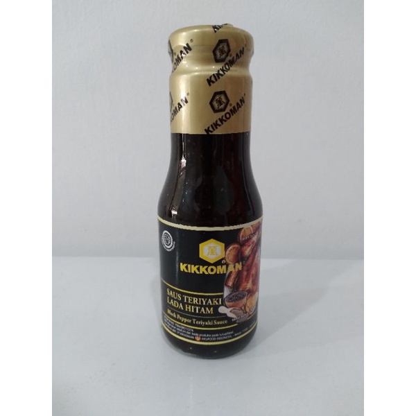 

Kikkoman Saus Teriyaki Lada Hitam | Berat Bersih 300gr
