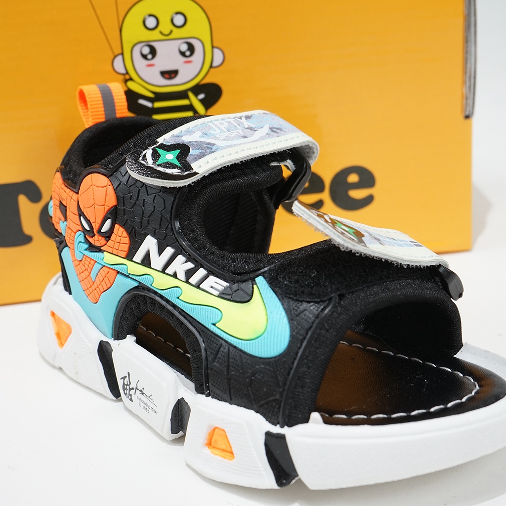 TOTOBEE SpiderBoy Sepatu Sneakers anak import Sandal X-77