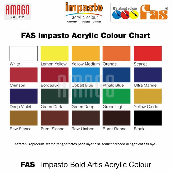 FAS - IMPASTO ACRYLIC PROFESSIONAL PAINT - 250 ml - RAW SIENNA