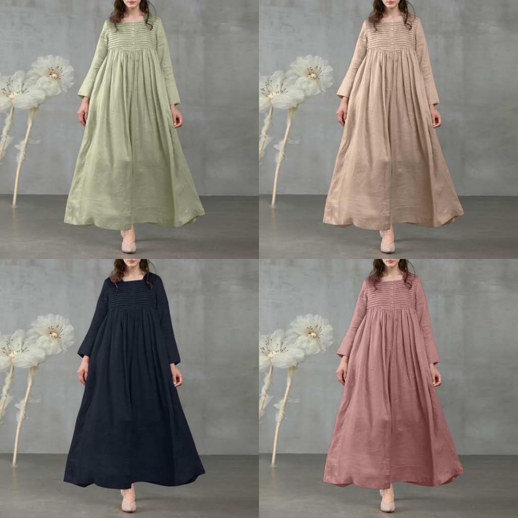 GERALDINE MAXI - Trendy Dress Maxi Wanita