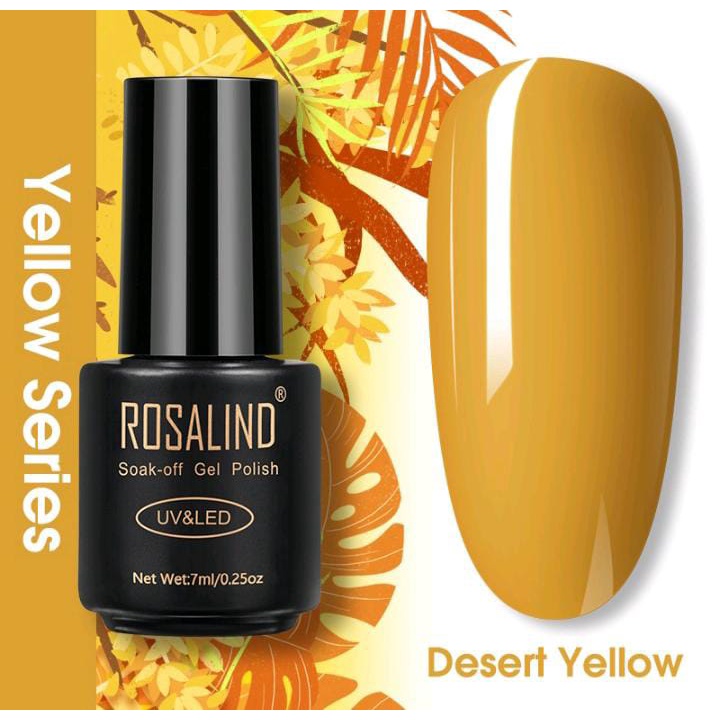 Rosalind YELLOW SERIES Gel Nail Polish UV LED / Kutek / Cat Kuku