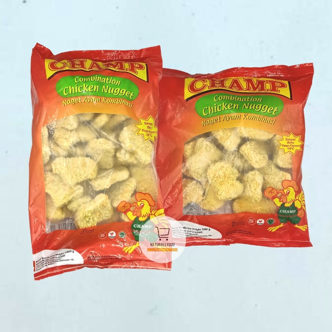 Champ Chicken Nugget Ayam Naget 1KG/ 500GR