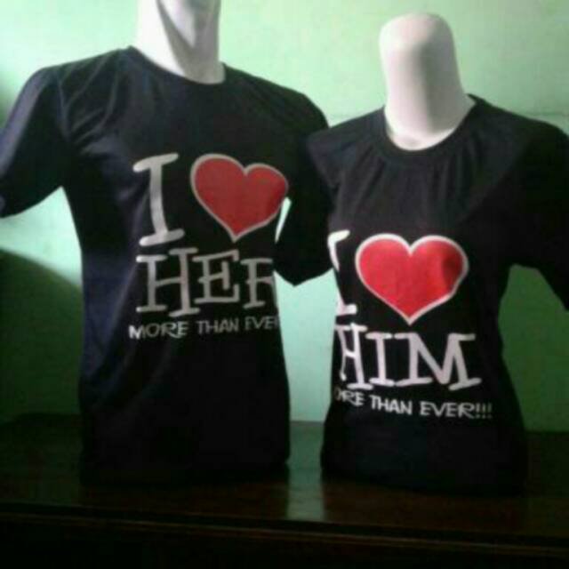 Kaos Couple Lengan Pendek Murah /cp Baju Couple