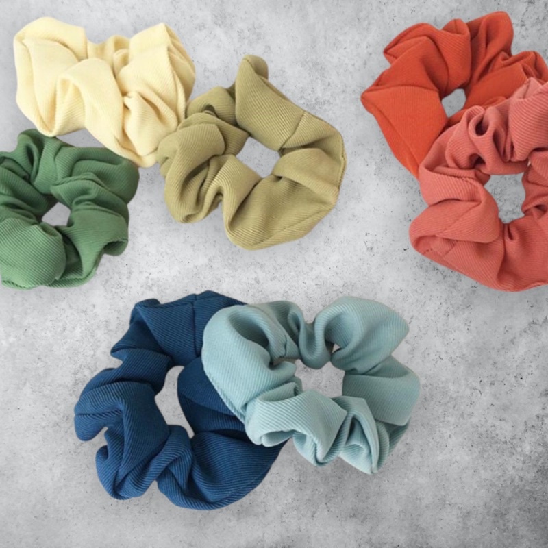 Ikat Rambut Scrunchie Korea HairBand / Gelang Kunciran Hijab