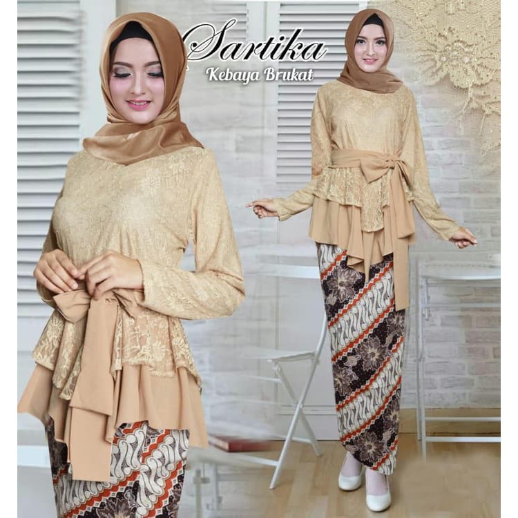 BAJU KEBAYA WANITA COKSU / BAJU KEBAYA BRUKAT SET MEWAH / KEBAYA WISUDA / KEBAYA PESTA MEWAH