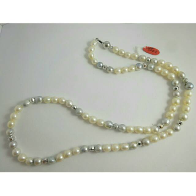 Kalung panjang mutiara laut asli