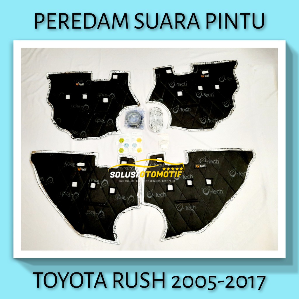 TOYOTA RUSH 2005-2017 Peredam Suara Pintu Aksesoris Mobil VTECH Ori Plug n Play