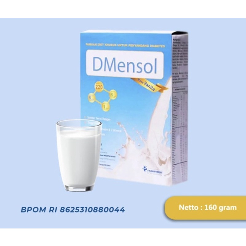 Dmensol 160 gram ( susu nutrisi khusus diabetes )