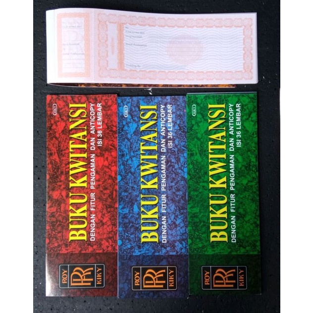 Buku Kwitansi Kiky -1 pack isi 10 Buku