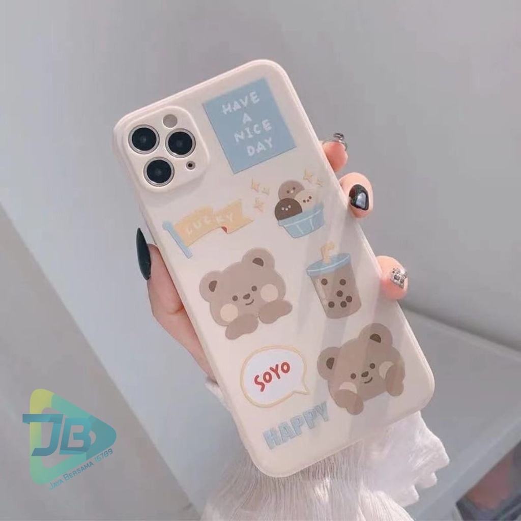 SOFTCASE MACARON PELINDUNG KAMERA CUSTOM CUTE OPPO VIVO SAMSUNG REALME XIAOMI IPHONE INFINIX FOR ALL TYPE JB5868