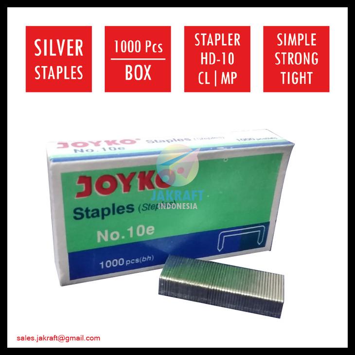 

Staples Kecil Joyko No.10E Refill Isi Stapler Hekter Hd-10 Murah Kode 1194